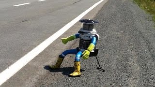 Beloved HitchBOT destroyed in Philadelphia [upl. by Aleacin]