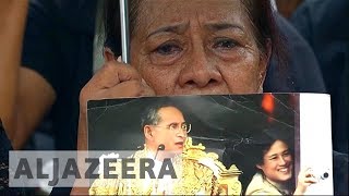 Thais mourn death of King Bhumibol Adulyadej with fiveday ceremony [upl. by Alvina]