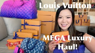 Louis Vuitton MEGA Unboxing Haul [upl. by Merralee]