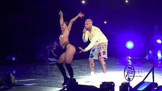 Chris Brown performs quotPrivacyquot live Party Tour 2017 [upl. by Neicul]