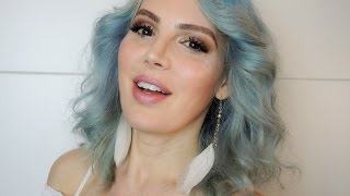 ICH FÄRBE MEINE HAARE BLAU 😱💙 LorealColorista AquaHair🐬💎 LIVE TEST [upl. by Aciretnahs371]