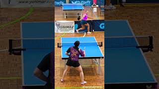 Great Rally 🏓 Short Pips vs Antispin [upl. by Aset]