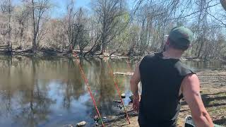 Dried up Passaic River take 3 Catfishing [upl. by Zolner402]