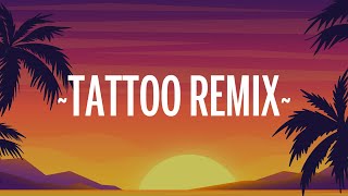 Rauw Alejandro amp Camilo  Tattoo Remix LetraLyrics [upl. by Swann]