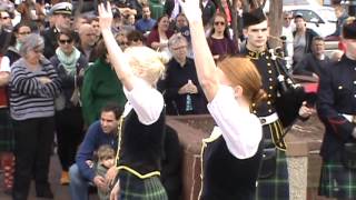 Flora MacDonalds Fancy Atholl Highlanders  USNARMC Kunta Kinte Memorial Performance 2013 [upl. by Somerville]