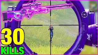 Neon AWM vs SQUADS in Last Zone  Tacaz Gaming PUBG Mobile [upl. by Arehahs418]