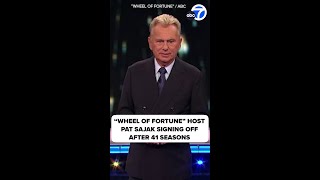 quotWheel of Fortunequot host Pat Sajak signing off after 41 seasons [upl. by Aurelius]