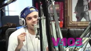 Chris Brown quotLove Musicquot on V103 Acapella [upl. by Josephina769]