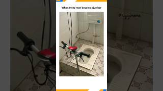 When moto man becomes plumber  funny memes viral [upl. by Ymassej67]