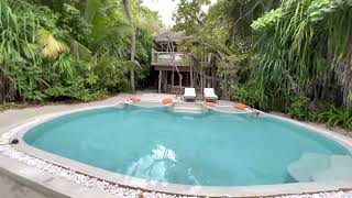 Soneva Fushi Maldives  Villa 16  Crusoe Suite with Pool  private pool 🏊‍♂️ and private beach 🏖️ [upl. by Hourigan]