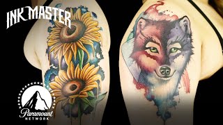 Best amp Worst Watercolor Tattoos 🎨 Ink Master [upl. by Levana457]