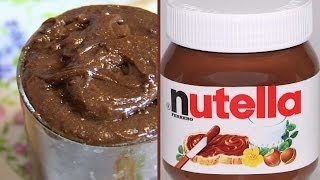 NUTELLA COME LORIGINALE  Crema spalmabile alle nocciole fatta in casa [upl. by Esile]