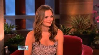 Leighton Meester On Ellen 24042009  LEGENDADO [upl. by Saimon964]