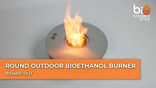 Large Round Outdoor Bioethanol Burner [upl. by Nohtiek]