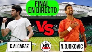 🎾ALCARAZ CAMPEON DE WIBLEDON🎾 FINAL WIMBLEDON EN DIRECTO🔥  LIVE TENNIS NARRANDO EN VIVO [upl. by Quiteria]