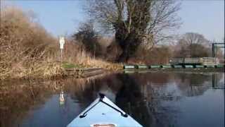 Kayak Stanwick Lakes Backwater [upl. by Willman]