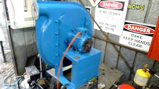 Industrial Centrifugal Blower Open Test Run [upl. by Ateekal]