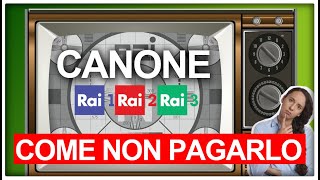 DISDETTA CANONE RAI COME NON PAGARE con esenzione e disdetta abbonamento TV con autocertificazione [upl. by Elokyn134]