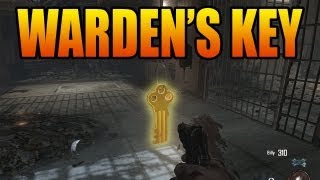 How to Find the Wardens Key  Black Ops 2 Mob of the Dead Zombies Get the Warden Keys [upl. by Ydniw]