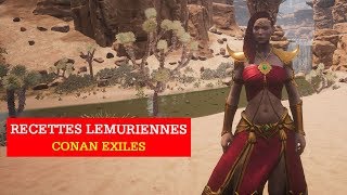 Recettes des armures de lémurien de la Reine Sorcière  Conan Exiles [upl. by Januisz]