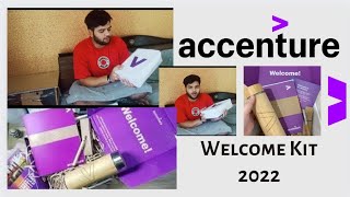 Accenture Welcome Kit 2022  Unboxing of Welcome kit for New Joiner Accenture AccentureIndia [upl. by Kinch560]