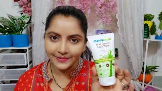 Mamaearth aloe gentle face wash review  RARA  affordable face wash for sensitive skin [upl. by Feil]