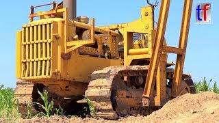 Video Documentary Vintage CATERPILLAR D5  Aseries  Pipelayer  Rohrleger Germany 2017 [upl. by Mayap]