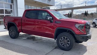 Red 2024 GMC Sierra 1500 AT4X Review Calgary AB  Wolfe Calgary  TU322967 [upl. by Newton]