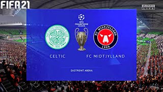 FIFA 21  Celtic vs Midtjylland  UEFA Champions League  Full Match amp Gameplay [upl. by Atikim]