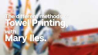 Towel Printing Methods [upl. by Ahsirek]