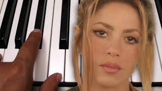 Monotonía  Shakira  Piano Tutorial  Fácil  Notas Musicales  Cover [upl. by Gora]