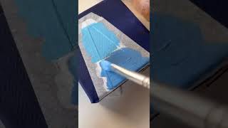 Mini canvas painting for beginner painting artwork shortsfeed shorts ytshorts [upl. by Lleruj]