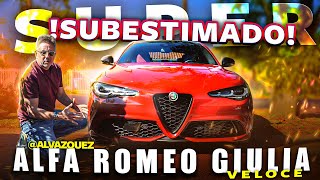 2024 Alfa Romeo GIULIA VELOCE ¿Puede vencer a Audi BMW Mercedes [upl. by Viglione]