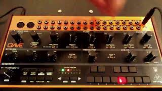 Behringer CRAVE First Demo  No Talking [upl. by Atilek607]