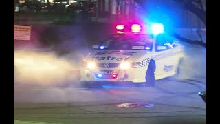 Targa West 2021 Ellenbrook Drifting event Cop Car Drifting [upl. by Bourque]