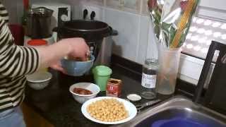 Garbanzos con chorizo en olla GM [upl. by Latsyrk]