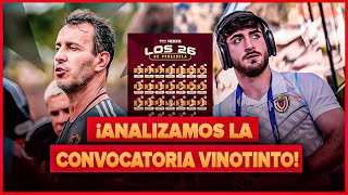 ANALIZAMOS LA CONVOCATORIA VINOTINTO  COPA AMÉRICA  SOLOVENEX [upl. by Nyvlem]