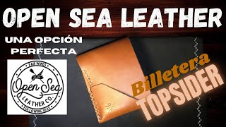 Billetera Open Sea Leather Co  Topsider Bifold Wallet [upl. by Nedmac963]