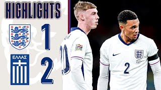 England 12 Greece  Three Lions Defeated At Wembley  UEFA Nations League Highlights [upl. by Krasnoff]