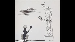 Bundeskanzler Adenauer zu Besuch in Amerika  Karikatur [upl. by Woody]