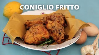 CONIGLIO FRITTO  secondo piatto tradizionale toscano 😋 [upl. by Ellenrahc438]