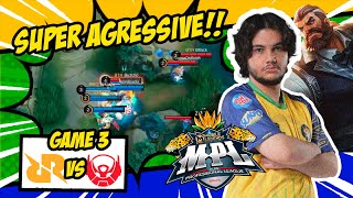 RRQ AKIRA AGRESIF PARAHHH DI GAME KE 3 INI  MPL BR PLAYOFF RRQ AKIRA VS BTR SONS GAME 3 [upl. by Gnilrets]