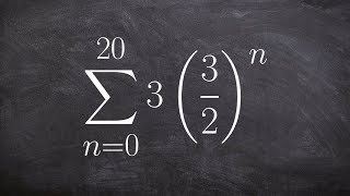 Learning to find the partial sum of a geometric series [upl. by Fraase236]