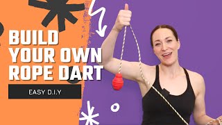 EASY DIY How To Build Your Own Rope Dart  Michelle C Smith [upl. by Josy]