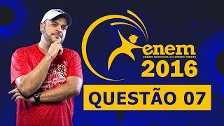 ÁCIDOS NUCLEICOS NO ENEM 2016  questão 07 [upl. by Touber]