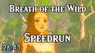 Breath of the Wild Any amiibo Speedrun in 2643 [upl. by Atileda]