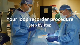 Getting an insertable cardiac monitor loop recorder Watch an implant procedure [upl. by Jannel]