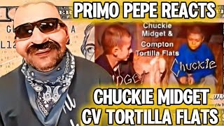 PRIMO PEPE REACTS CV TORTILLA FLATS VIDEO MIDGET AND CHUCKIE PT 1 southsiders comedy reaction [upl. by Jadwiga]