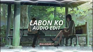 labon ko  kk edit audio [upl. by Attenreb152]