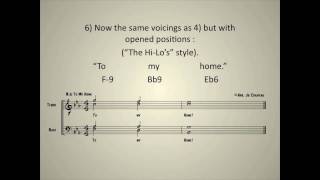 A Capella Jazz Vocal Arrangement Lesson [upl. by Narej369]